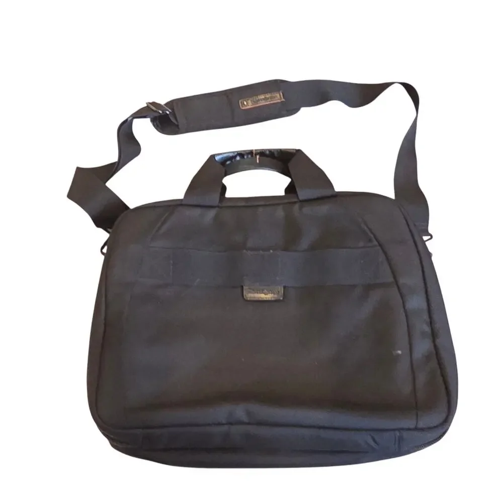 Samsonite Pro A Series Nylon Laptop Briefcase Black Adjustable Shoulder Strap